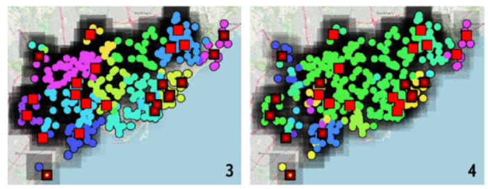 Dynamic decentralization domains for the internet of things